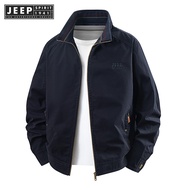 JEEP SPIRIT 1941แจ็คเก็ต ESTD แจ็คเก็ตผู้ชายแจ็คเก็ตปีนเขาน้ำหนักเบาฮู๊ดถอดออกได้เสื้อโค้ทกันลมเสื้อ