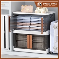 SHOME Sorting Storage Box Toys Books Clothes Storage Box Foldable 32L/72L Storage Cabinet Box