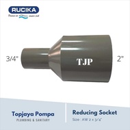 V.SOCK / REDUCER PVC AW RUCIKA 2 X 3/4"