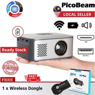 PicoBeam Ultra portable mini LED projector with Built in Battery. Inclusive Wireless Dongle