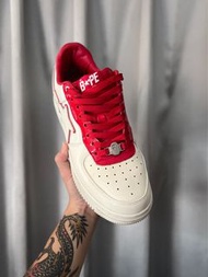 A Bathing Ape Bapesta 亮面漆皮 非force