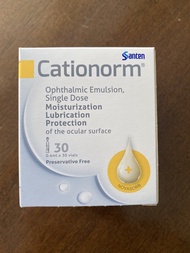 Santen Cationorm Ophthalmic Emulsion 30 Vials Preservative Free