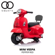 Koopers Original Mini Vespa 6V Electric Ride-On | EN71 Approved - Pepper Red