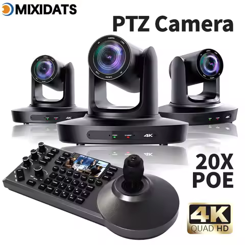PTZ Camera 4K 20X Zoom Video Conference Camera Kit Church Meeting Live Broadcast PTZ Camera Controll