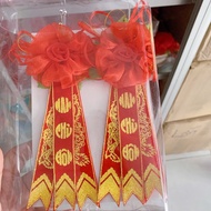 Bride and groom corsage, groom's wedding host