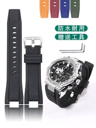 ทางเลือก G-SHOCK ซิลิโคนเรซิ่นนาฬิกา Casio Steel Heart GST-W300G S130 B100