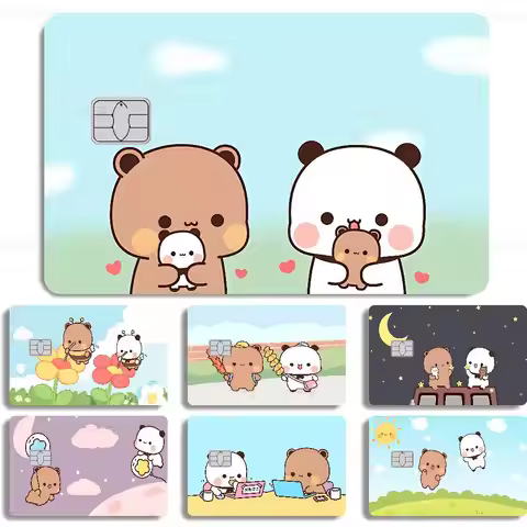 BuBu And DuDu 100% Hot Sale Amine Credit Debit Bank Card Bus Card Film Skin Sticker