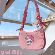 Kawaii Sanrio Hellokitty Kuromi Cinnamorol Mymelody Pochacco Túi Đeo Vai Nữ Tất Cả Trận Đấu Túi Tote