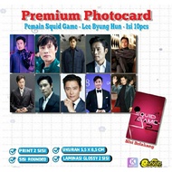 [10pcs] PC PHOTOCARD SET PERSONAL PLAYER SQUID GAMES CONTENTS 10 pcs | PRINT 2 SIDES GLOSSY LAMINATI