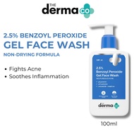 The Derma Co 2.5% Benzoyl Peroxide Gel Face Wash Soothes Inflammation & Fights Acne (100ml)