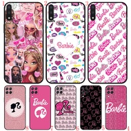 Samsung A01 EU A02 M02 F56 A03S A04 s A5 2017 A6 A7 A8 A9 Plus 2018 P1 B.arbie Anime Soft black phon