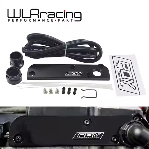 WLR RACING - Billet PCV Delete Plate Kit Revamp Adapter for Volkswagen(VW)/Audi/SEAT/Skoda EA113 Eng