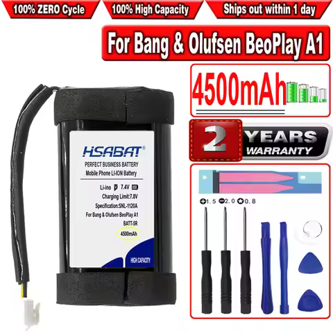 HSABAT 4500mAh PA-BO01 Battery for Bang & Olufsen BeoPlay A1 , B&O BeoPlay P6 CA18 C129D3
