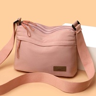 sunny drizzle | Leisure Water-Repellent Crossbody Bag with Multiple Pockets