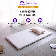 Nệm TOPPER  cao cấp  SAMICK COMFY Hàn Quốc Cao 8cm- Tăng tiện nghi