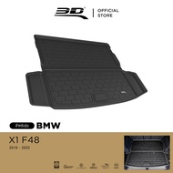 3D Mats ถาดท้ายรถยนต์ BMW X1 (F48) 2016 - 2022 พรมกันลื่น พรมกันนํ้า พรมรถยนต์