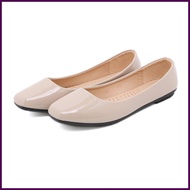 ∪ 【gxg】Black/White Office Korean Flat Doll Shoes