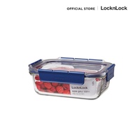 LocknLock กล่องใส่อาหาร Glass Top Class ความจุ 1 L. รุ่น LBG445