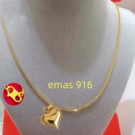 Emas 916 Original Malaysia Tulen 375 Original Gold Rantai Hypoallergenic Gold Plated Factory Supply