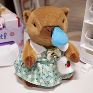 YUEZHILIAN | Snot Pulling Capybara Plush Toy Dress Removable