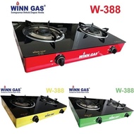 Winn Gas Kompor Gas / Kompor Tanam 2 Tungku - W388 - FREE ONGKIR Jabodetabek