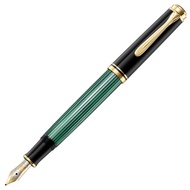 Pelikan Fountain Pen EF Extra Fine Green Stripe Souverän M400 Genuine Import