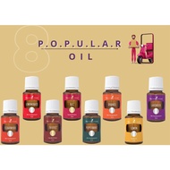 Young Living YL POPULAR ESSENTIAL OILS LAVENDER LEMON THIEVES CEDARWOOD RC ORANGE PEPPERMINT LEMONGR