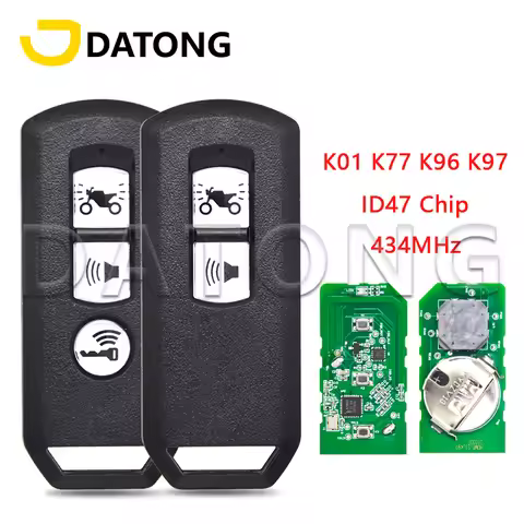 Datong Wolrd Motorcycle Remote Control Key For Honda Motorcycle Scooter K01 K77 K96 K97 K35V3 ADV SH