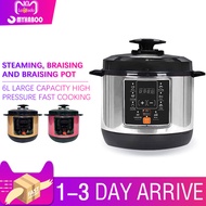 Electric Pressure Cooker 6L rice cooke preasure cooker  Non-stick Stainless Steel Inner Pot Rice Cooker Steame