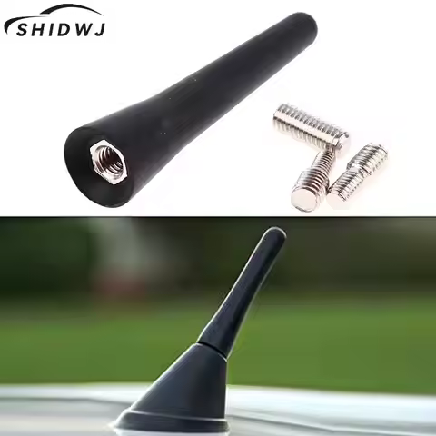 Antenna 3 Cm with M6/M5/M4 thread adapter Roof Antenna Short Pole Antenna Car Pole Antenna Short Ada