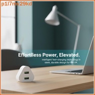 p1l7mv29kd 5V/2.1A Dual USB Port Fast Charger UK Plug Adapter For Phones Tablet ph