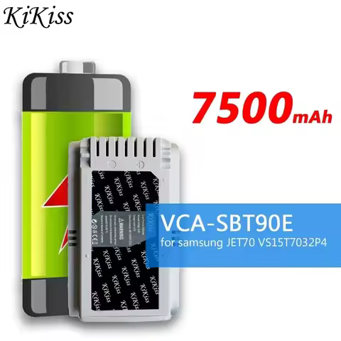 7500mAh High-Capacity Battery for Samsung JET70 Pet Vacuum Cleaner