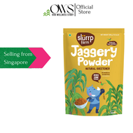 Slurrp Farm Jaggery Powder 300 Gms ( Natural Sweetener No chemicals or bleaching used Zero preservatives artificial colours or flavours trans fat or cholesterol)
