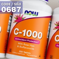 วิตามินซี | Vitamin C-1000 [Tablets] by NOW FOODS