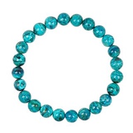 【正佳珠寶】鳳凰石 高品藍體鳳凰松 7.3-7.7mm 鳳凰石手珠