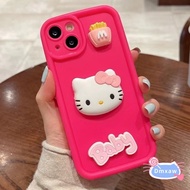 3D Hello Kitty Silicone Case For Huawei Y9 Y7 Y6 Pro Y5 Prime 2019 2018 Y9A Y7A Y6P Y5P 2020 P Smart + 2021 Cute Hellokitty Phone Case 3D Sanrio Hello Kitty Shockproof Cover