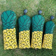 GOLF Club Cover Pineapple Embroidery No. 1 Wooden Driver 3/5FW Head Protective Cap Cover GOLF Suppli