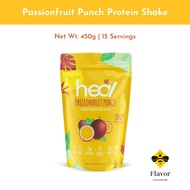 Passionfruit Punch Protein Shake Powder - Dairy Whey Protein (15 servings) HALAL - Meal Replacement, Plant Protein