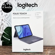 Logitech _ COMBO TOUCH For Pro 11-inch or 12.9-inch โลจิเทค เคสคีย์บอร์ดแบ็คไลท์ พร้อมแทร็กแพด keybo
