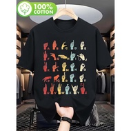 Men's ASL ABC American Sign Language Alphabet T-Shirt - Heavyweight 100% Cotton Retro Deaf Culture S