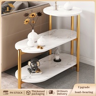 3-Tier Light luxury Side Table Modern Sofa Bedside Cabinet Simple Household Side Cabinet