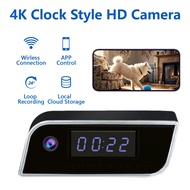 HP [Ready stock]CCTV SPY WIFI WIRELESS IP CAMERA CCTV TABLE CLOCK 8MP HIDDEN CCTV ANDROIDhp CLEAR CA