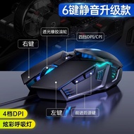Gaming Mouse Wired Gaming Mechanical Mouse Computer Accessories Office Home Six-Button Mouse 11/24