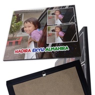 8R MDF FRAME PHOTO PRINT (20 x 25 CM) 8R WALL DECOR/