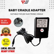 Heavy Duty Baby Cradle Adaptor Plug Buaian Baby Elektrik Adapter Buai Elektrik Bayi Adapter Polar Po