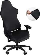 SARAFLORA Gaming Chair Covers Stretch Washable Computer Chair Slipcovers for Armchair, Swivel Chair, Gaming Chair,Computer boss Chair (Black, X-Large)