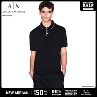 Armani Exchange เสื้อโปโล รุ่น XM001557-AF10363-UC001-สีดำ