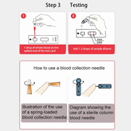 HIV Test Health Test (99% Accurate) Blood Collection Kit Home Test Rapid Test Privacy Sterile Packaging（Discreet packaging）