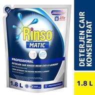 Rinso Detergent Liquid Professional Matic 1.8 Liter- Rinso Liquid Washing Machine