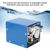 ปั๊มของเหลว peristaltic CW/CCW ปรับการไหลด้วยสเต็ปเปอร์มอเตอร์ US Plug 100-240VAC